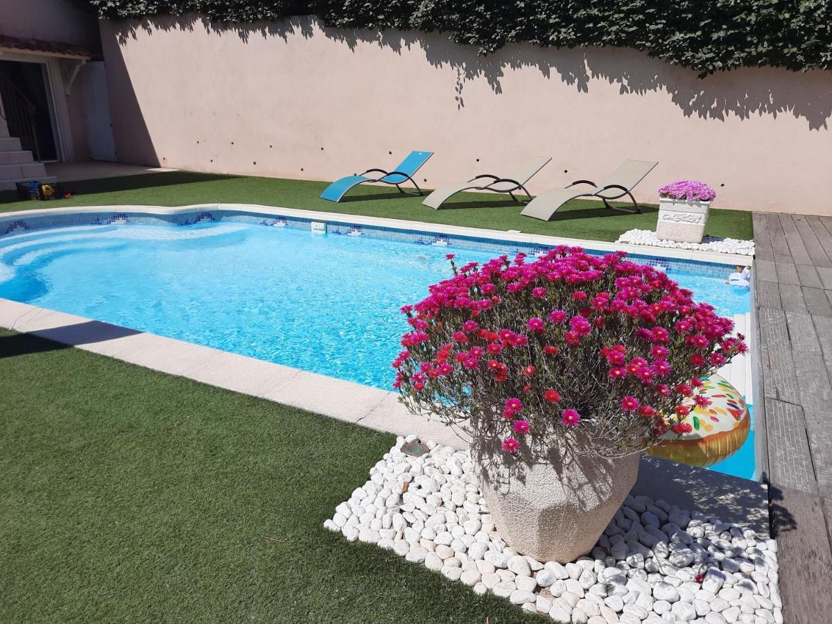 Villa Madysan Climatisee St Aygulf, Piscine Privee, 900M De La Mer Сен-Глф Экстерьер фото